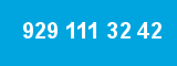 929 111 32 42